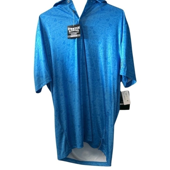 Pga Tour Men's AthleticFit Birdseye Golf
Conversational Print Short Sleeve Polo - Picture 3 of 5